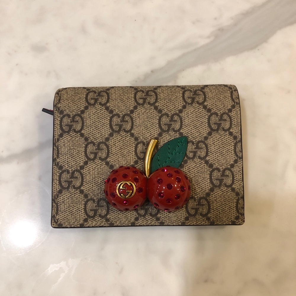 Gucci Cherry Wallet